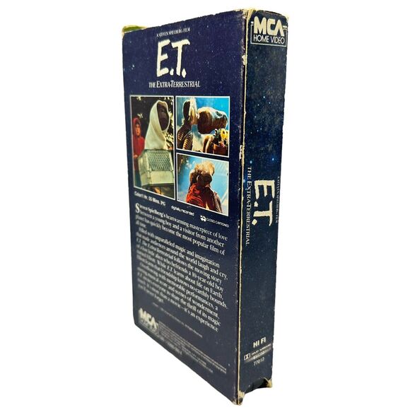E.T. The Extra-Terrestrial 1982 (VHS 1988) Green Flap / MCA Home Video *Read* - Picture 5 of 5
